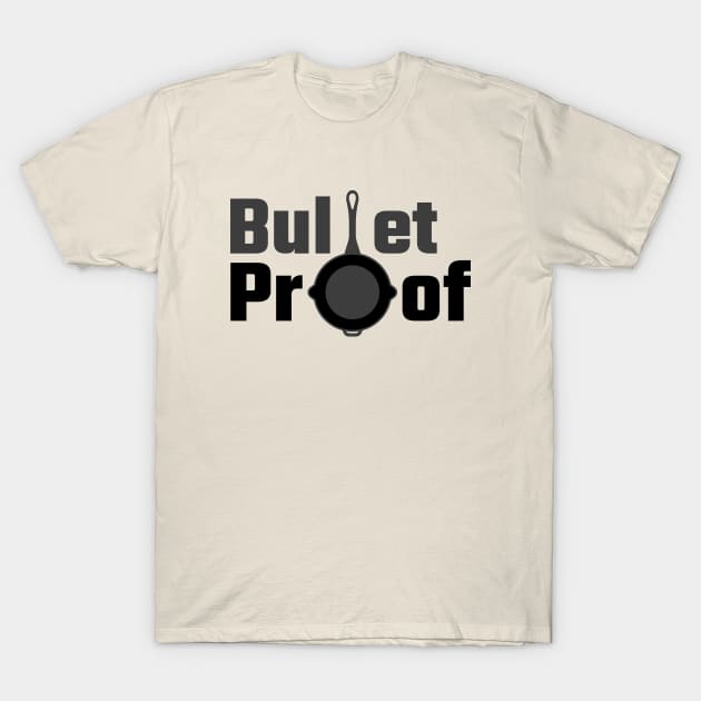 Bullet Proof Frying Pan | Playerunkown's Battlegrounds T-Shirt by BrianOchoa